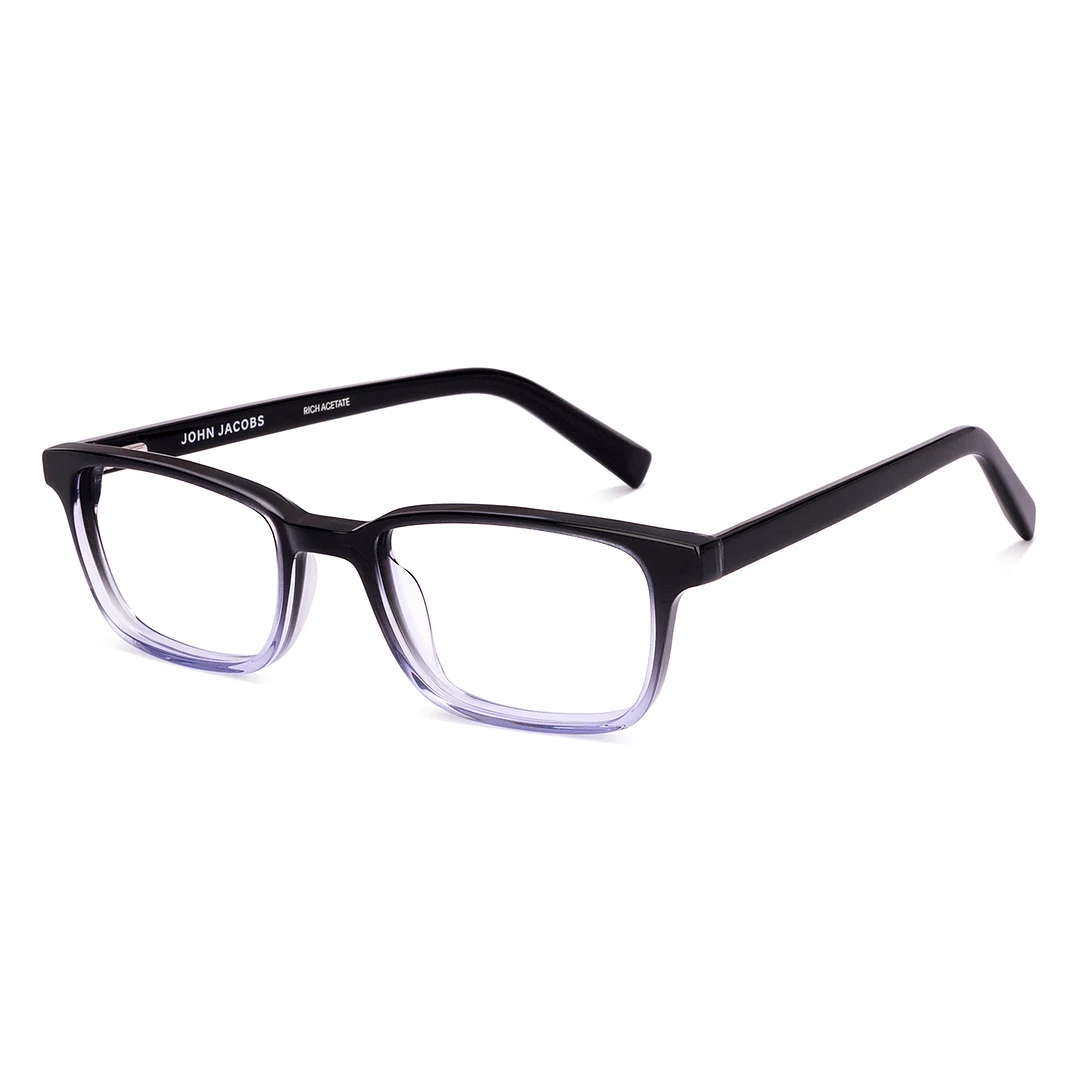 Blue Full Rim Rectangle